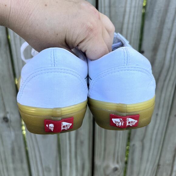 Vans Old Skool White Double Lite Gum Sole Sneakers Size‎ M6 W7.5 - Picture 5 of 9